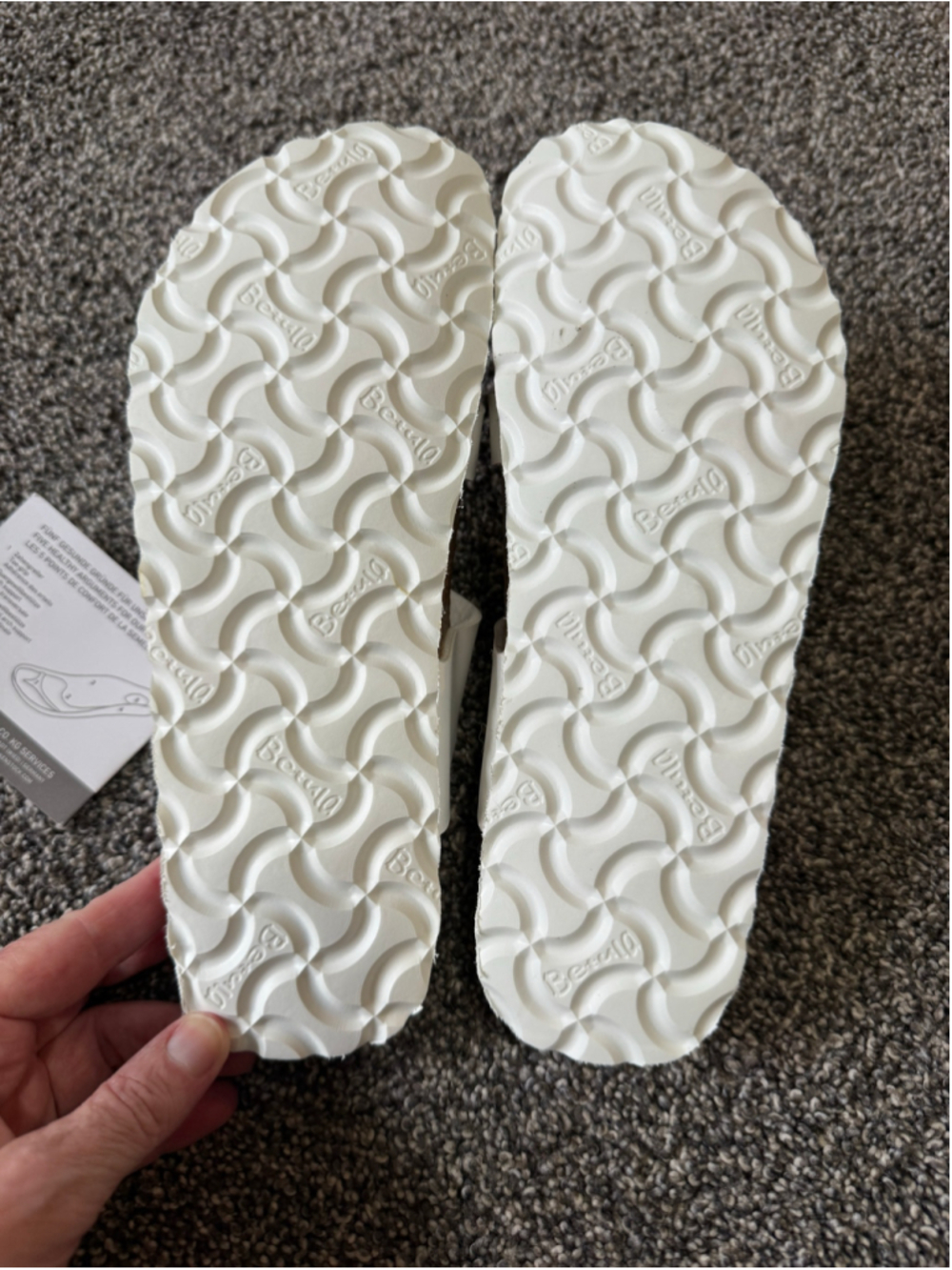 Women's Betula by Birkenstock Mia Sandals in White Size 37/6.5 NWT - Picture 12 of 13